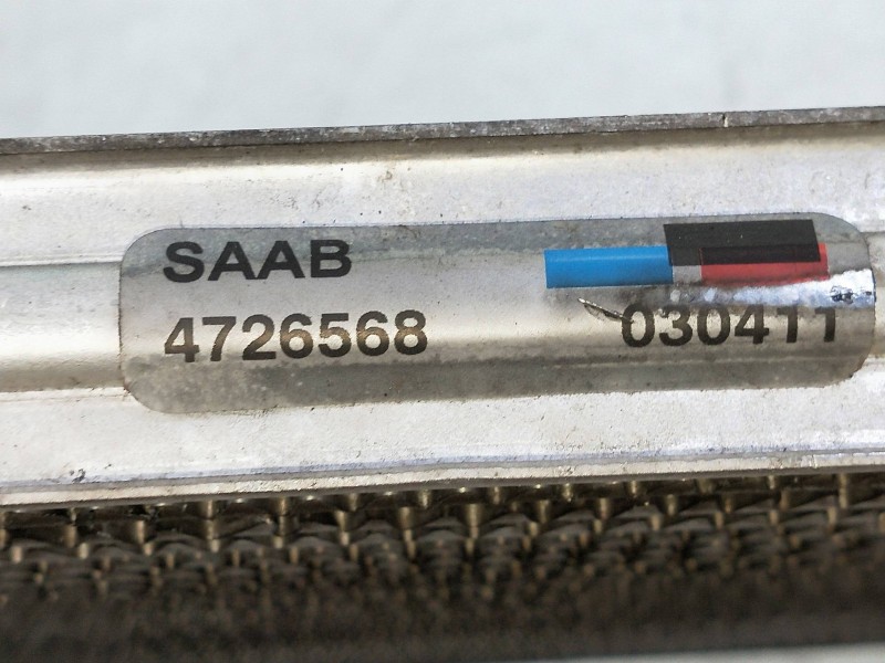 Recambio de intercooler para saab 9-5 berlina referencia OEM IAM 4726568  