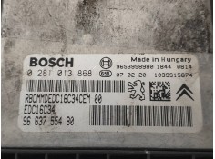 Recambio de centralita motor uce para peugeot 207 xs referencia OEM IAM 0281013868 9663755480 EDC16C34 9653958980 BOSCH 2
