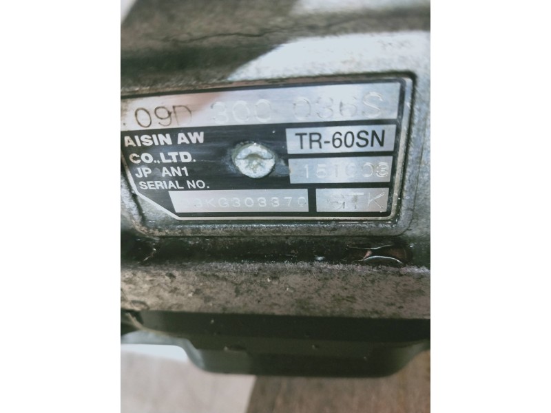 Recambio de caja cambios para volkswagen touareg (7la) tdi v10 referencia OEM IAM GTK 151003 TR60SN 09D30036S 03KG303370