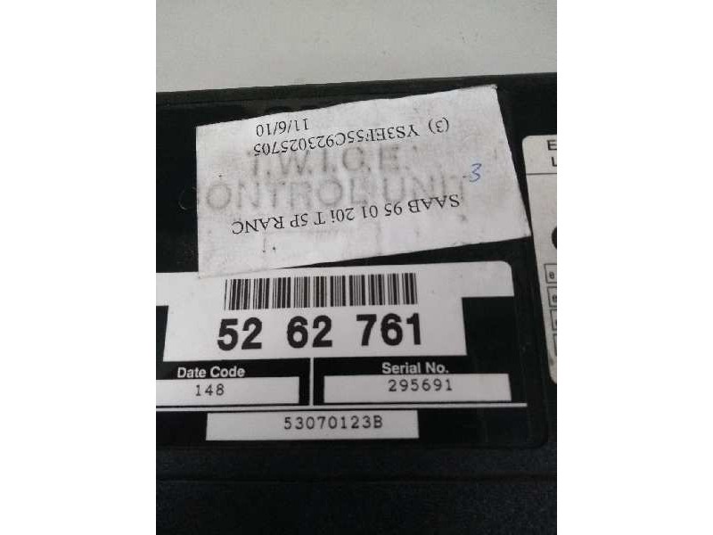 Recambio de modulo electronico para saab 9-5 berlina 2.0 cat referencia OEM IAM 5262761 53070128 5262779