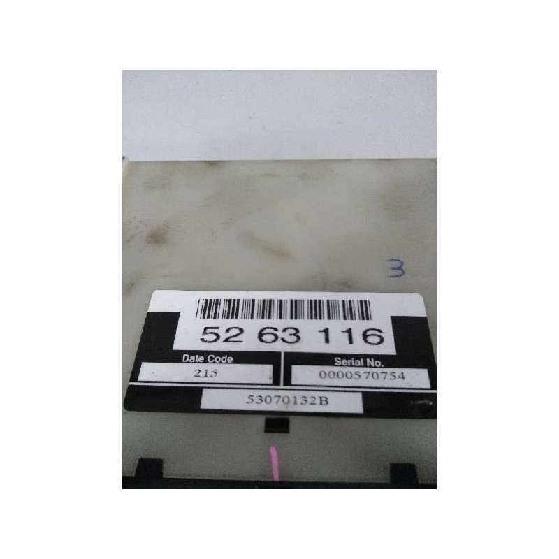 Recambio de modulo electronico para saab 9-3 berlina 2.2 16v tid cat referencia OEM IAM 5263116 215 53070132B