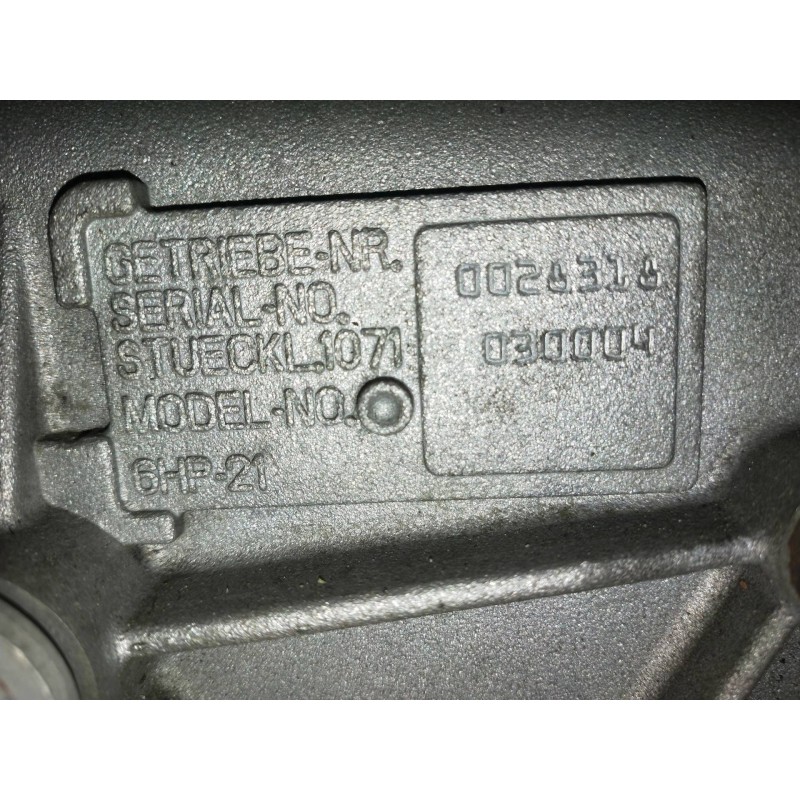 Recambio de caja cambios para bmw serie 3 coupe (e92) 325i referencia OEM IAM 6HP21 030004 0028318 1071030004 LU7566911 021ZXP