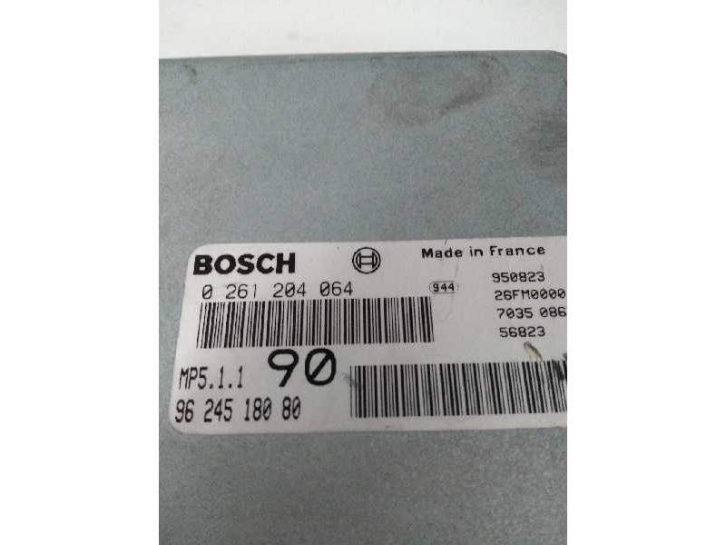 Recambio de centralita motor uce para peugeot 605 2.0 cat referencia OEM IAM 0261204064 9624518080 MP511 90