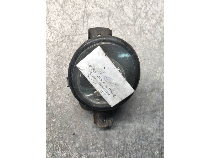 Recambio de faro antiniebla izquierdo para renault vel satis (bj0) expression referencia OEM IAM   