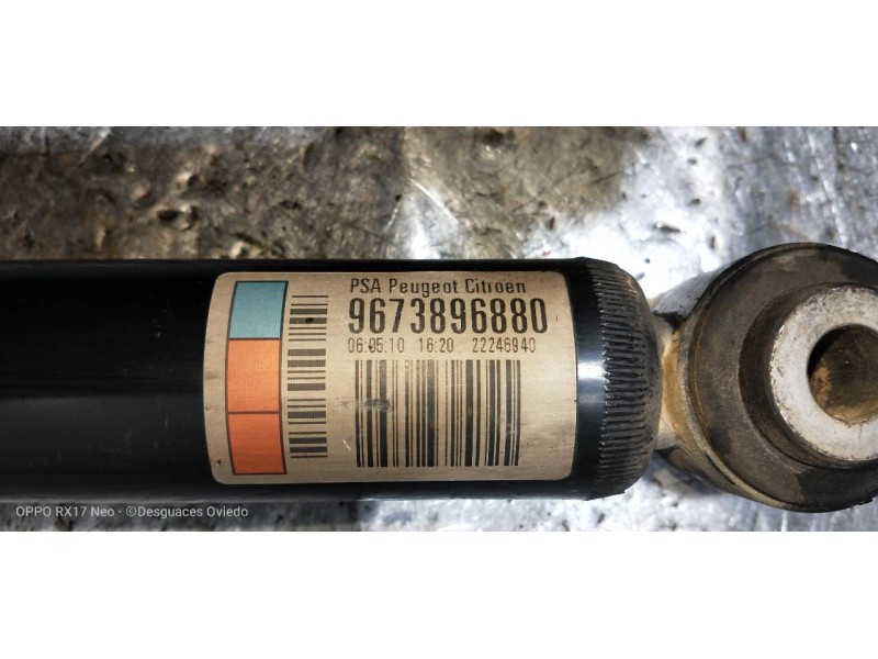 Recambio de amortiguador trasero izquierdo para citroen ds3 1.6 16v referencia OEM IAM 9673896880  