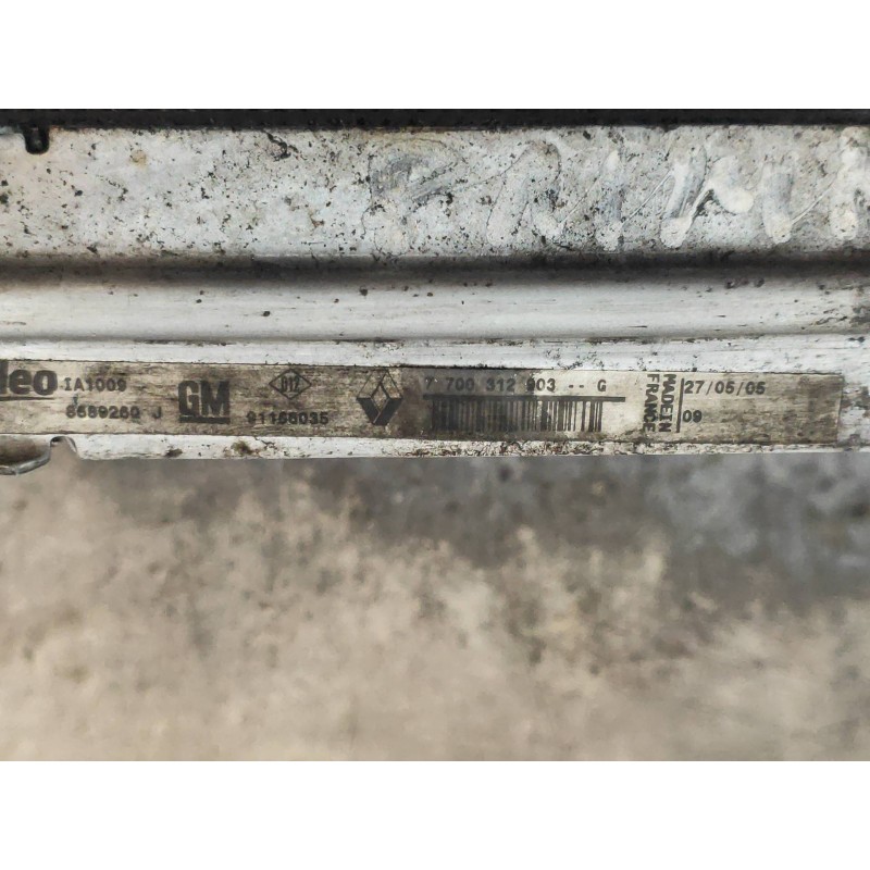 Recambio de intercooler para nissan primastar (x83) caja cerrada batalla corta 2,7t referencia OEM IAM 7700312903G 868926Q 91156 Recambio de intercooler para nissan primastar (x83) caja cerrada batalla corta 2,7t referencia OEM IAM 7700312903G 868926Q 91156