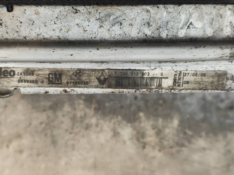 Recambio de intercooler para nissan primastar (x83) caja cerrada batalla corta 2,7t referencia OEM IAM 7700312903G 868926Q 91156 Recambio de intercooler para nissan primastar (x83) caja cerrada batalla corta 2,7t referencia OEM IAM 7700312903G 868926Q 91156