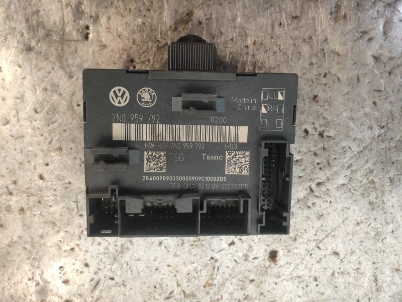 Recambio de modulo electronico para skoda yeti active referencia OEM IAM 7N0959792  