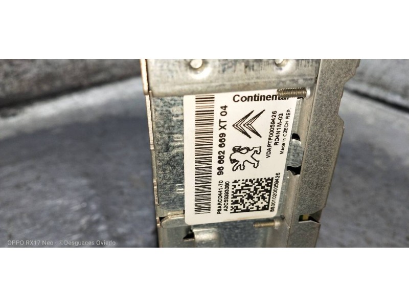 Recambio de sistema audio / radio cd para citroen ds3 1.6 16v referencia OEM IAM 96662669XT  