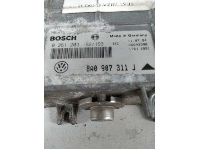 Recambio de centralita motor uce para seat ibiza (6k) referencia OEM IAM 0261203192 0261203193 8A0907311J