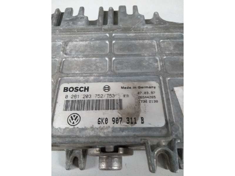 Recambio de centralita motor uce para seat ibiza (6k) referencia OEM IAM 0261203752 0261203753 6K0907311B Recambio de centralita motor uce para seat ibiza (6k) referencia OEM IAM 0261203752 0261203753 6K0907311B