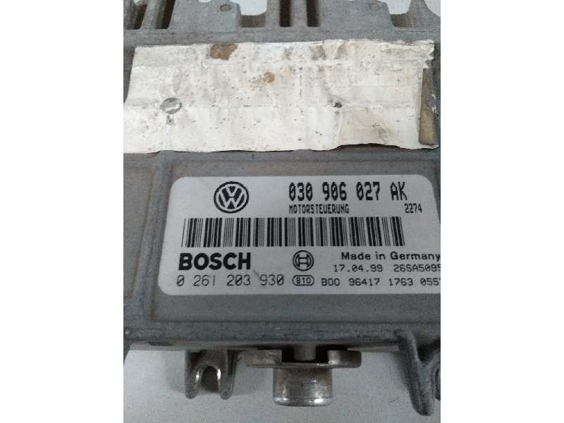 Recambio de centralita motor uce para seat arosa (6h1) 1.0 referencia OEM IAM 0261203930 030906027AK 