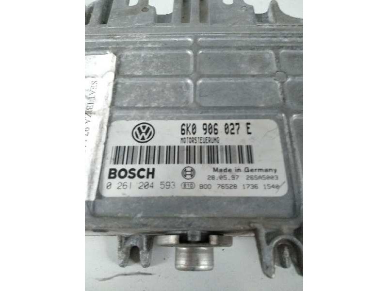 Recambio de centralita motor uce para seat ibiza (6k) 1.4 referencia OEM IAM 0261204593 6K0906027E 