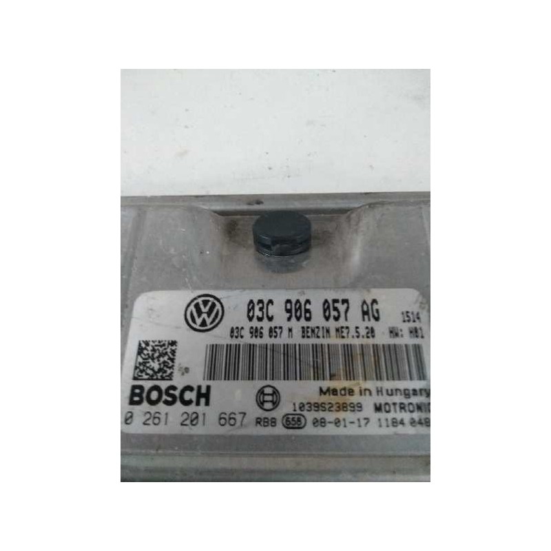 Recambio de centralita motor uce para seat cordoba berlina (6l2) 1.6 16v referencia OEM IAM 0261201667 03C906057AG 03C906057M ME