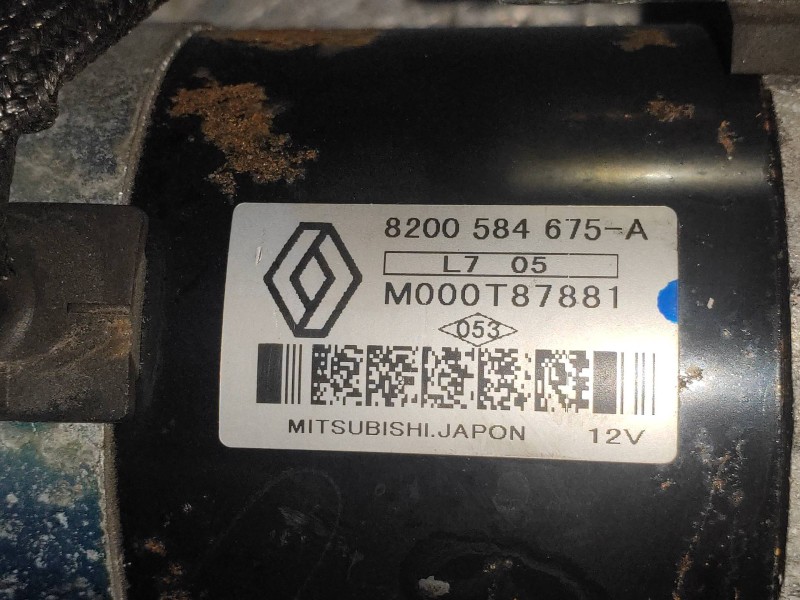 Recambio de motor arranque para nissan tiida (c11x/sc11x) acenta referencia OEM IAM M000T87881 8200584675A 