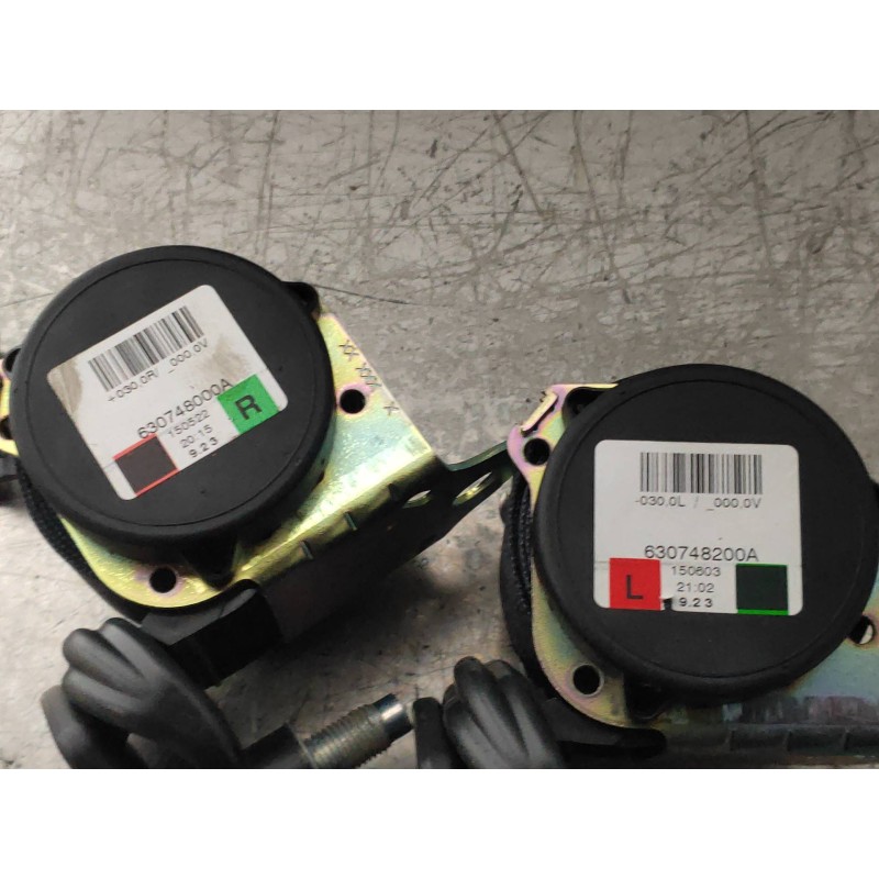 Recambio de juego cinturones trasero para nissan juke (f15) 1.5 turbodiesel cat referencia OEM IAM 630748000A 150522630748200A 1