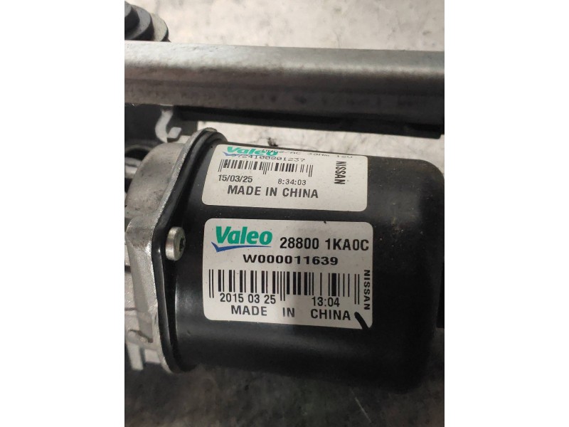 Recambio de motor limpia delantero para nissan juke (f15) 1.5 turbodiesel cat referencia OEM IAM W000011639 288001KA0C VALEO