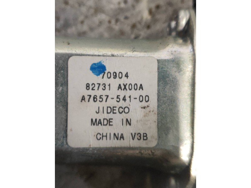 Recambio de elevalunas trasero izquierdo para nissan tiida (c11x/sc11x) acenta referencia OEM IAM 82731AX00A  