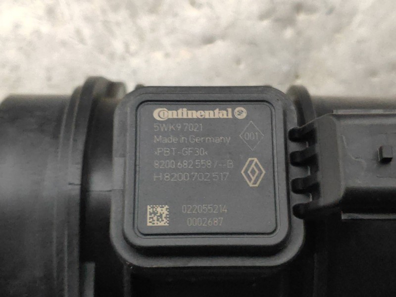 Recambio de caudalimetro para nissan juke (f15) 1.5 turbodiesel cat referencia OEM IAM 5WK97021 8200682558B 8200702517 CONTINENT
