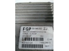 Recambio de centralita motor uce para opel corsa c 1.3 16v cdti cat (z 13 dt / ln9) referencia OEM IAM FGP55196352 MJD6JOCA ZJ 2