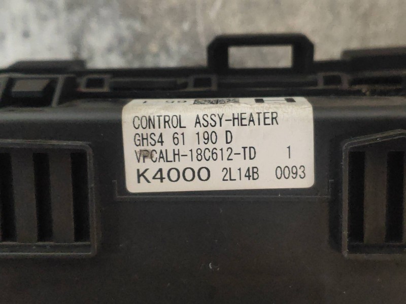Recambio de mando calefaccion / aire acondicionado para mazda 6 kombi ()(.2012) 2.2 turbodiesel cat referencia OEM IAM GHS461190