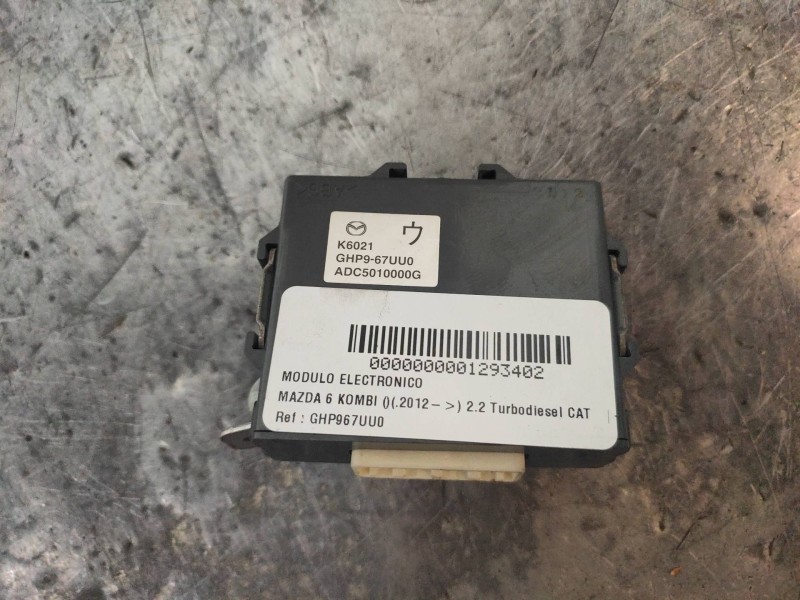 Recambio de modulo electronico para mazda 6 kombi ()(.2012) 2.2 turbodiesel cat referencia OEM IAM GHP967UU0  