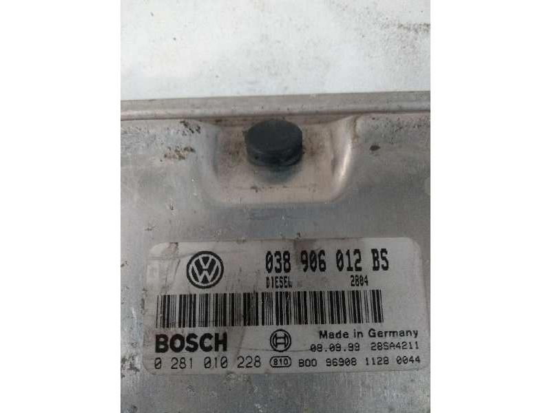 Recambio de centralita motor uce para seat toledo (1m2) 1.9 tdi referencia OEM IAM 0281010228 038906012BS 