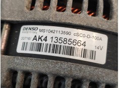 Recambio de alternador para opel corsa e color edition referencia OEM IAM MS1042113590 13585664  2