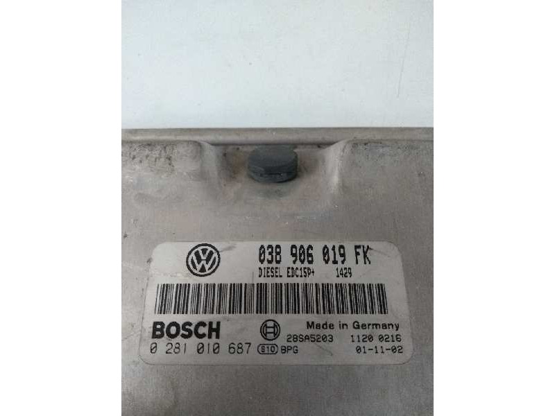 Recambio de centralita motor uce para seat toledo (1m2) referencia OEM IAM 0281010687 038906019FK EDC15P Recambio de centralita motor uce para seat toledo (1m2) referencia OEM IAM 0281010687 038906019FK EDC15P