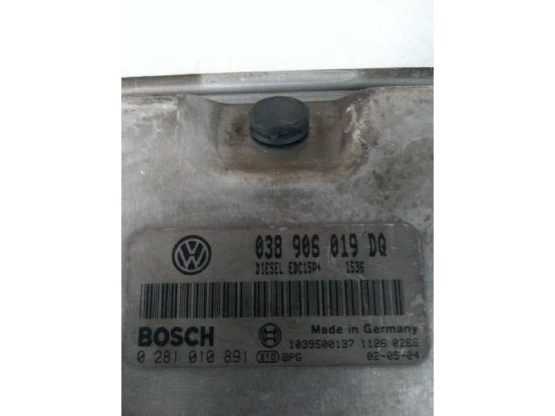 Recambio de centralita motor uce para seat ibiza (6l1) 1.9 tdi referencia OEM IAM 0281010891 038906019DQ EDC15P