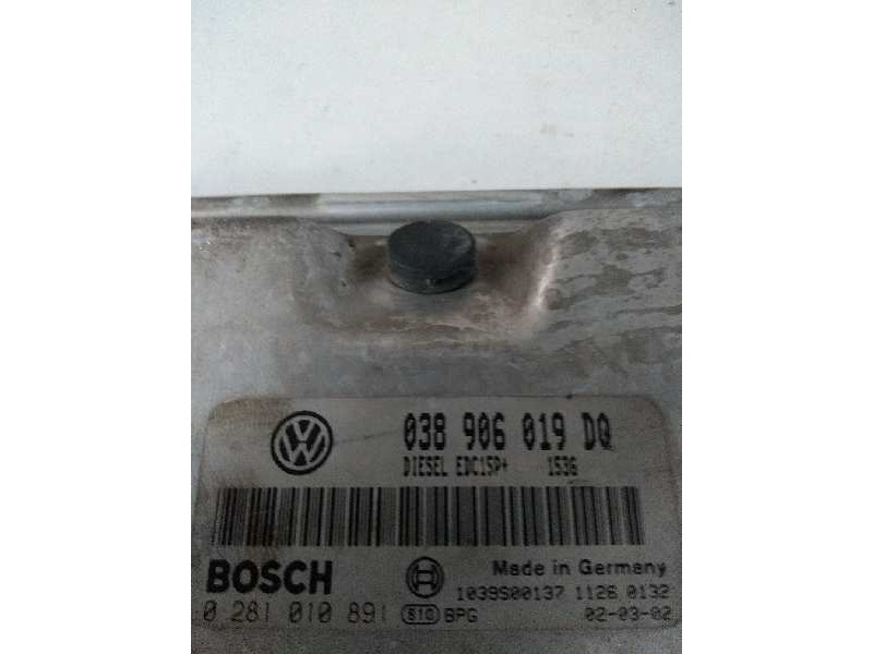 Recambio de centralita motor uce para seat ibiza (6l1) 1.9 tdi referencia OEM IAM 0281010891 038906019DQ EDC15P