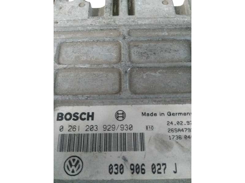 Recambio de centralita motor uce para seat arosa (6h1) 1.0 referencia OEM IAM 0261203929 0261203930 030906027J