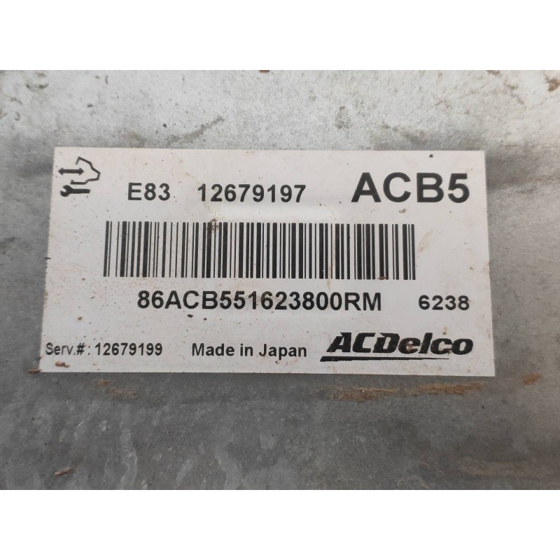 Recambio de centralita motor uce para opel corsa e color edition referencia OEM IAM 12679197  