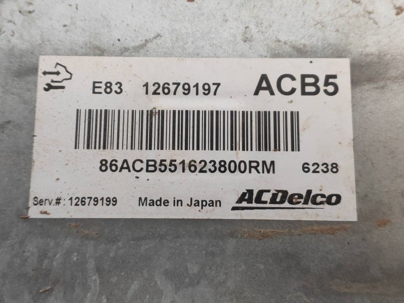 Recambio de centralita motor uce para opel corsa e color edition referencia OEM IAM 12679197  