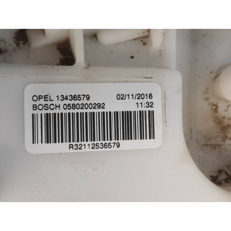 Recambio de bomba combustible para opel corsa e color edition referencia OEM IAM 0580200292 13436579 