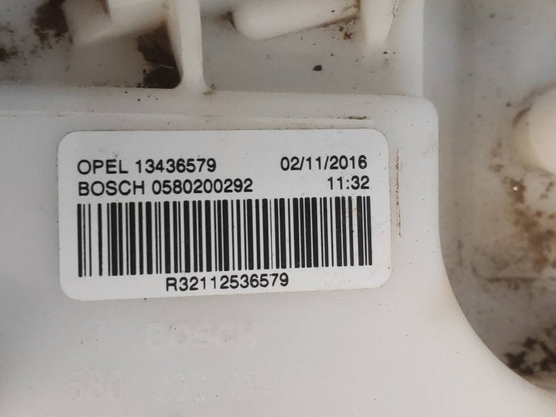Recambio de bomba combustible para opel corsa e color edition referencia OEM IAM 0580200292 13436579 