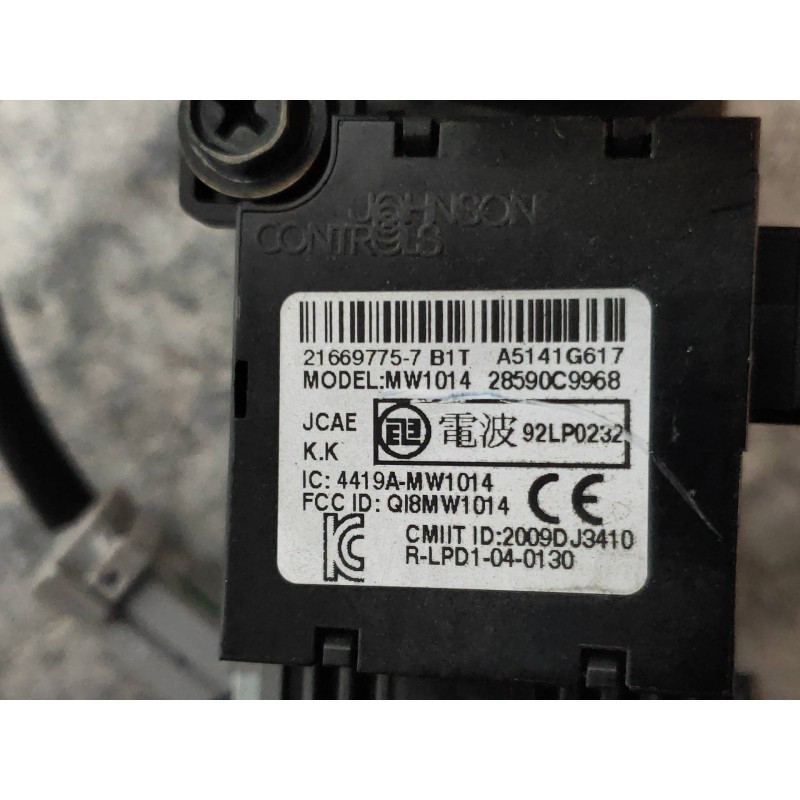 Recambio de conmutador de arranque para nissan juke (f15) 1.5 turbodiesel cat referencia OEM IAM 4419AMW1014 216697757B1T A5141G