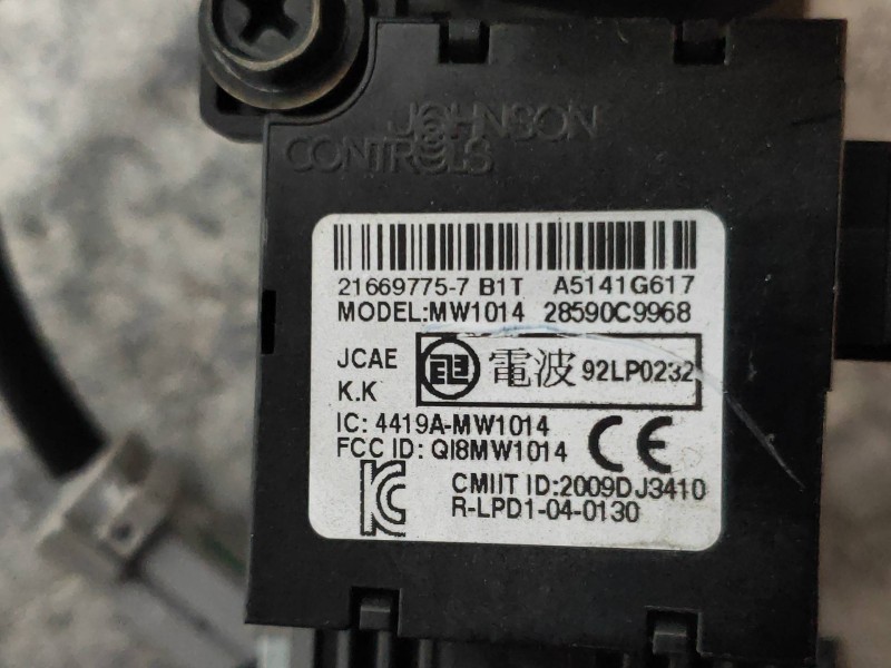 Recambio de conmutador de arranque para nissan juke (f15) 1.5 turbodiesel cat referencia OEM IAM 4419AMW1014 216697757B1T A5141G