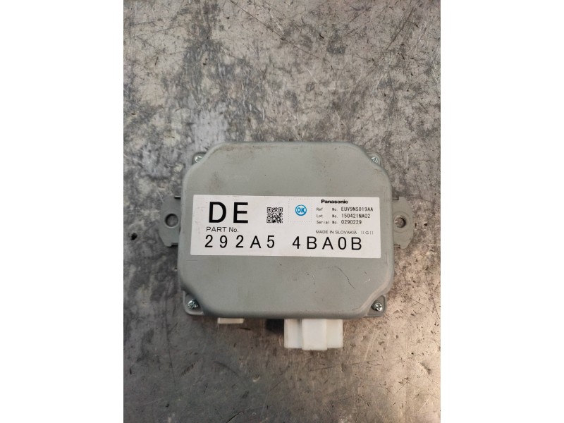 Recambio de modulo electronico para nissan juke (f15) 1.5 turbodiesel cat referencia OEM IAM 292A54BA0B EUV9NS019AA PANASONIC