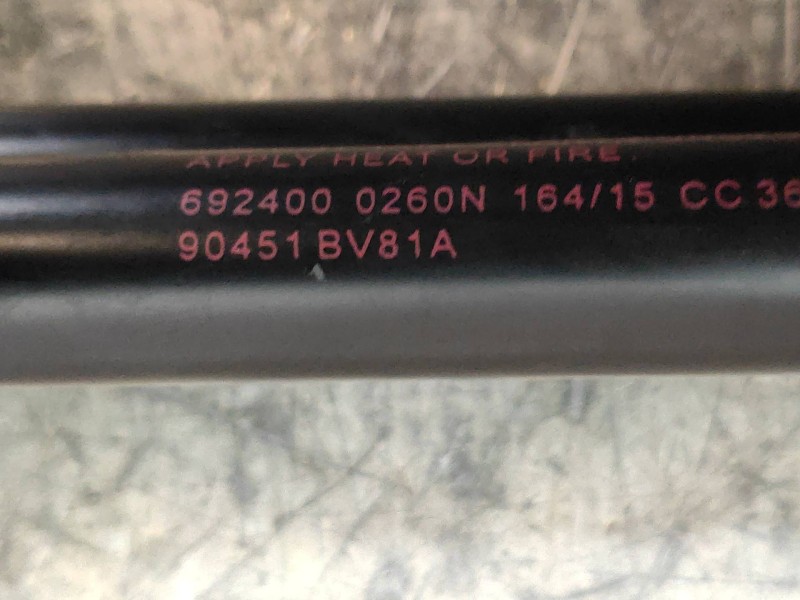 Recambio de amortiguadores maletero / porton para nissan juke (f15) 1.5 turbodiesel cat referencia OEM IAM 90450BV81A 90451BV81A