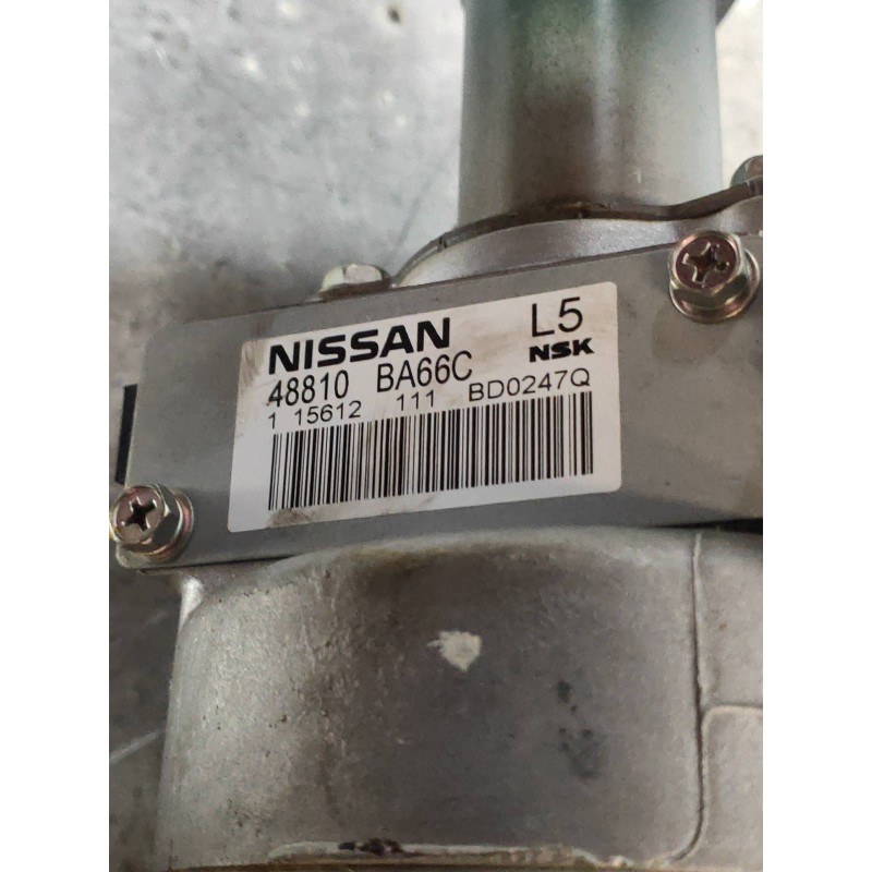 Recambio de columna direccion para nissan juke (f15) 1.5 turbodiesel cat referencia OEM IAM 48810BA66C A5610A2G BD0247Q NSK