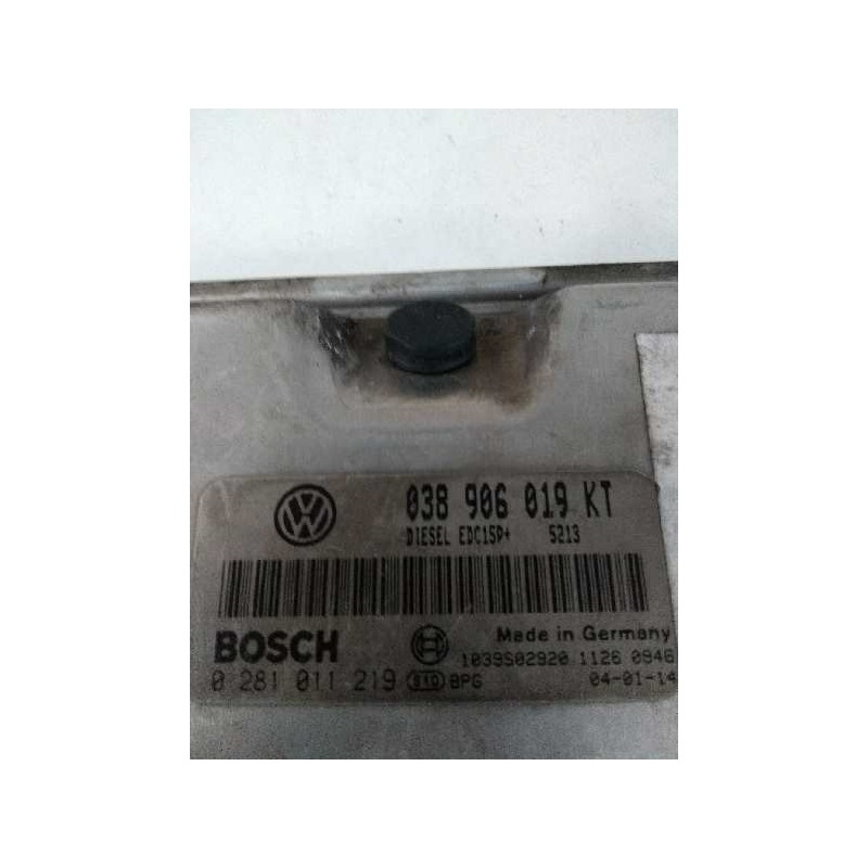 Recambio de centralita motor uce para seat ibiza (6l1) 1.9 tdi referencia OEM IAM 0281011219 038906019KT EDC15P Recambio de centralita motor uce para seat ibiza (6l1) 1.9 tdi referencia OEM IAM 0281011219 038906019KT EDC15P