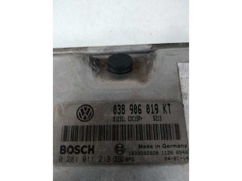 Recambio de centralita motor uce para seat ibiza (6l1) 1.9 tdi referencia OEM IAM 0281011219 038906019KT EDC15P Recambio de centralita motor uce para seat ibiza (6l1) 1.9 tdi referencia OEM IAM 0281011219 038906019KT EDC15P