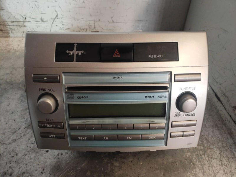 Recambio de sistema audio / radio cd para toyota corolla verso (r1) 2.2 d-4d luna referencia OEM IAM 861200F030 CQJS7772G 