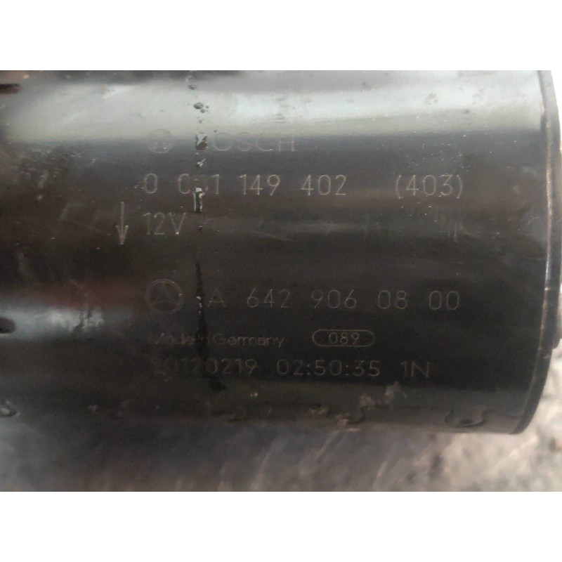 Recambio de motor arranque para mercedes clase m (w166) ml 350 bluetec (166.004) referencia OEM IAM 0001149402 A6429060800 
