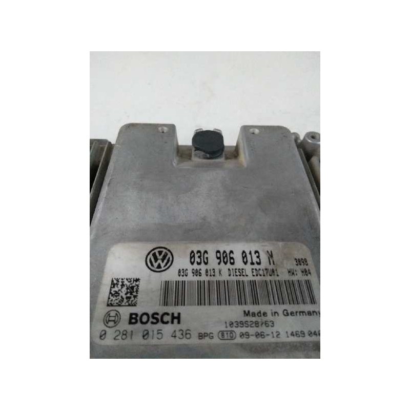 Recambio de centralita motor uce para seat ibiza (6j5) 1.9 tdi referencia OEM IAM 0281015436 03G906013N 03G906013K EDC17U01