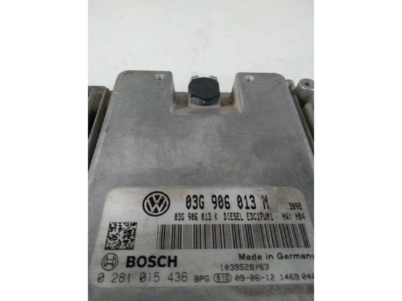 Recambio de centralita motor uce para seat ibiza (6j5) 1.9 tdi referencia OEM IAM 0281015436 03G906013N 03G906013K EDC17U01