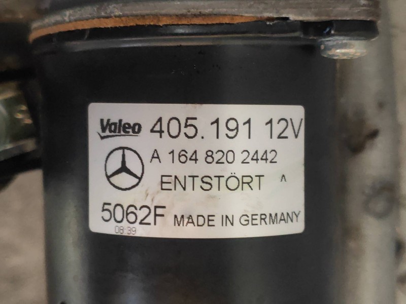 Recambio de motor limpia delantero para mercedes clase m (w166) ml 350 bluetec (166.004) referencia OEM IAM A1648202442 405191 A