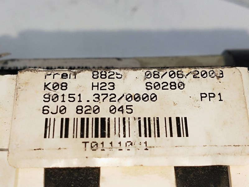 Recambio de mando calefaccion / aire acondicionado para seat ibiza (6j5) 1.9 tdi referencia OEM IAM 6J0820045 T0111001 