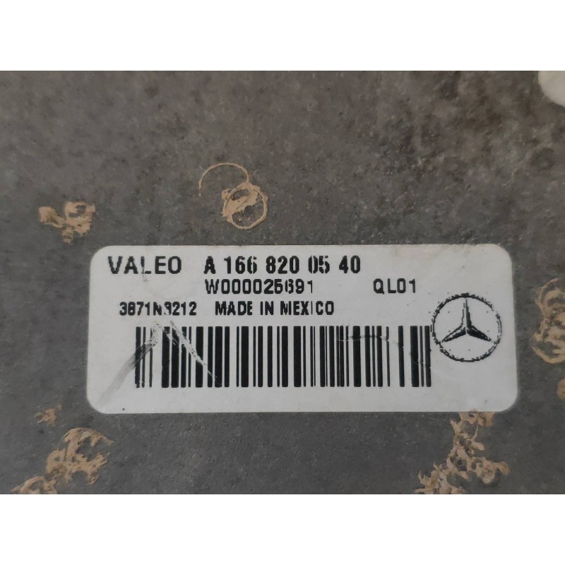 Recambio de motor limpia delantero para mercedes clase m (w166) ml 350 bluetec (166.004) referencia OEM IAM A1648202442 405191 A